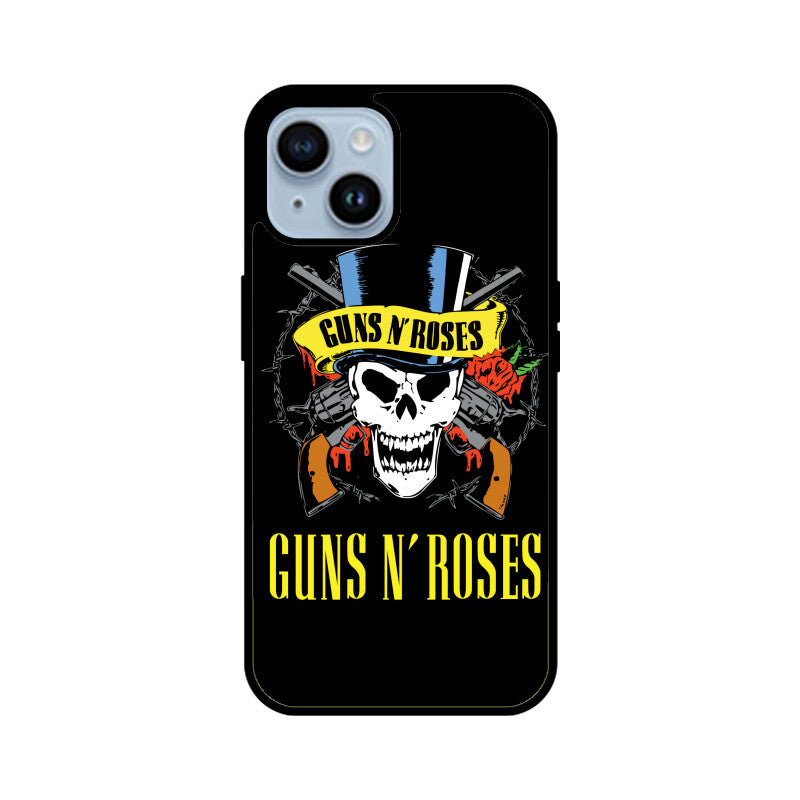 Guns and Roses - Premium Glass Back Mobile Case