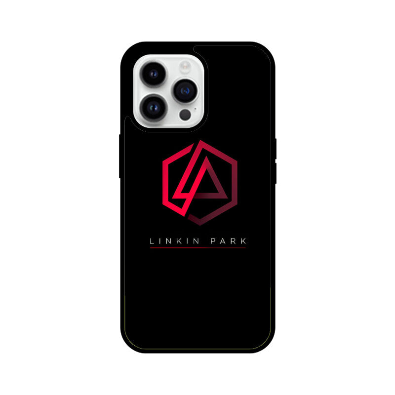 Linkin Park Red Theme - Premium Glass Back Mobile Case