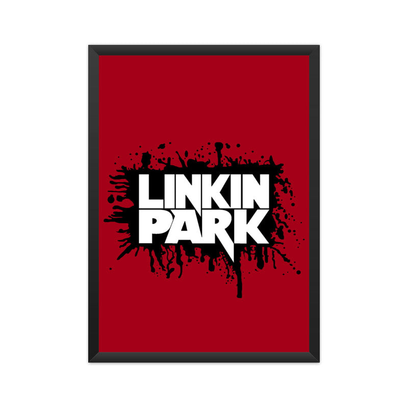 Linkin Park Red Theme Poster with Frame option