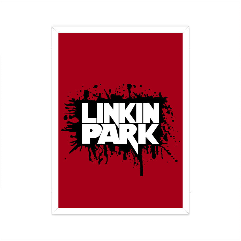 Linkin Park Red Theme Poster with Frame option