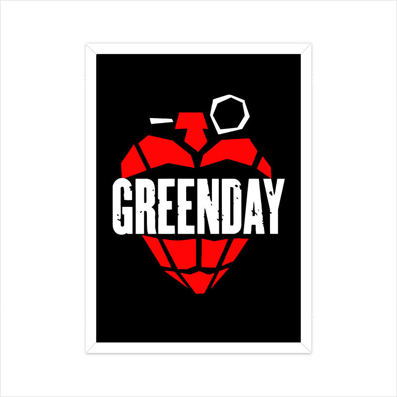 Green Day Poster - Framed/ Unframed