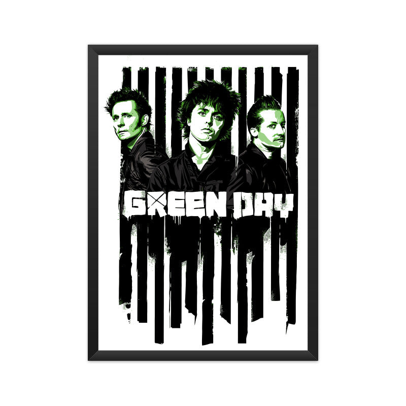 Green Day Band Poster - Framed/ Unframed