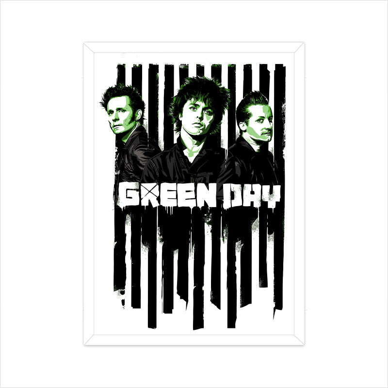 Green Day Band Poster - Framed/ Unframed