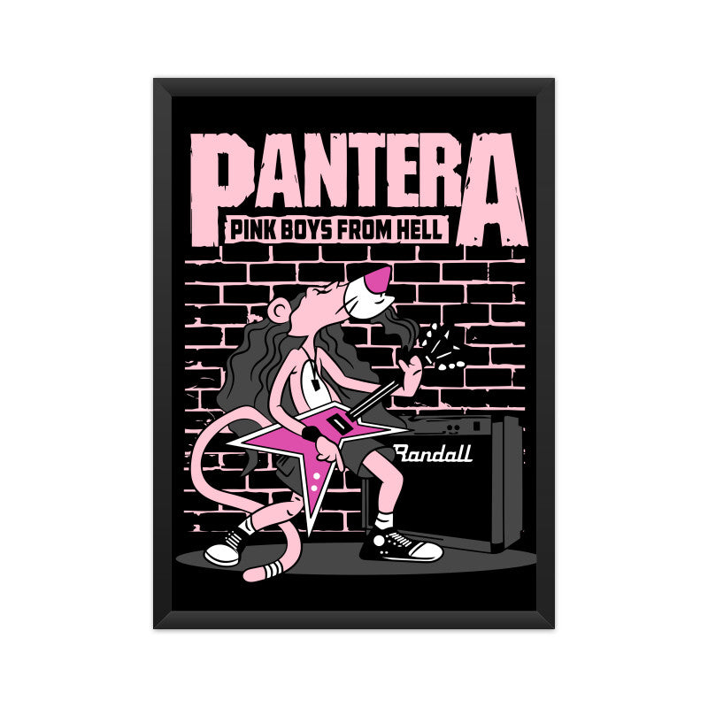 Pantera Band Poster - Framed/ Unframed