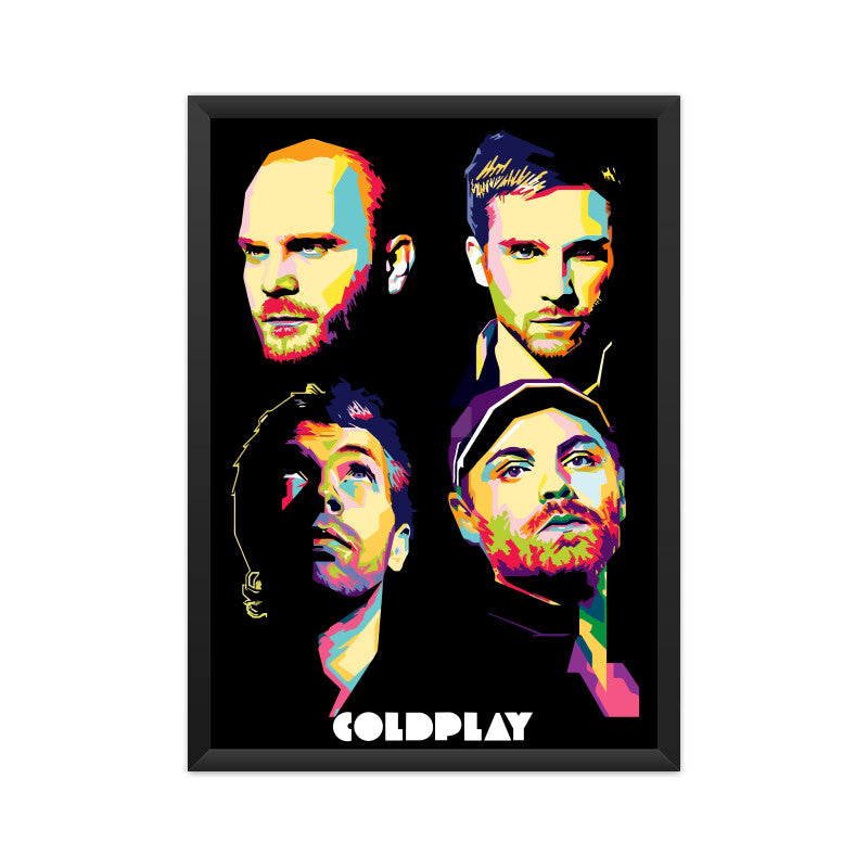 Coldplay Band Poster - Framed/ Unframed