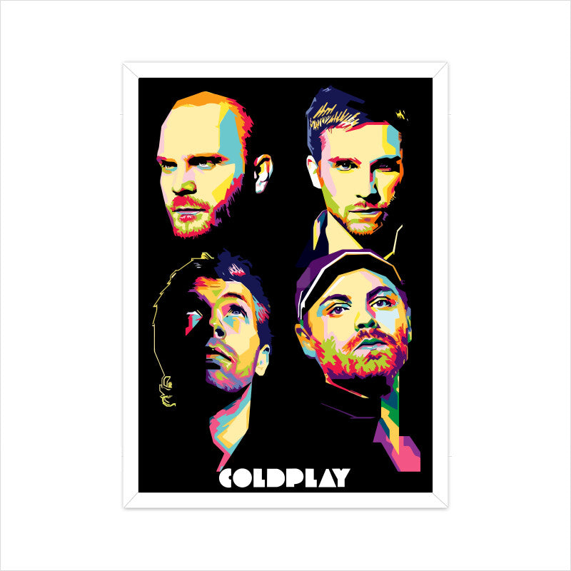 Coldplay Band Poster - Framed/ Unframed