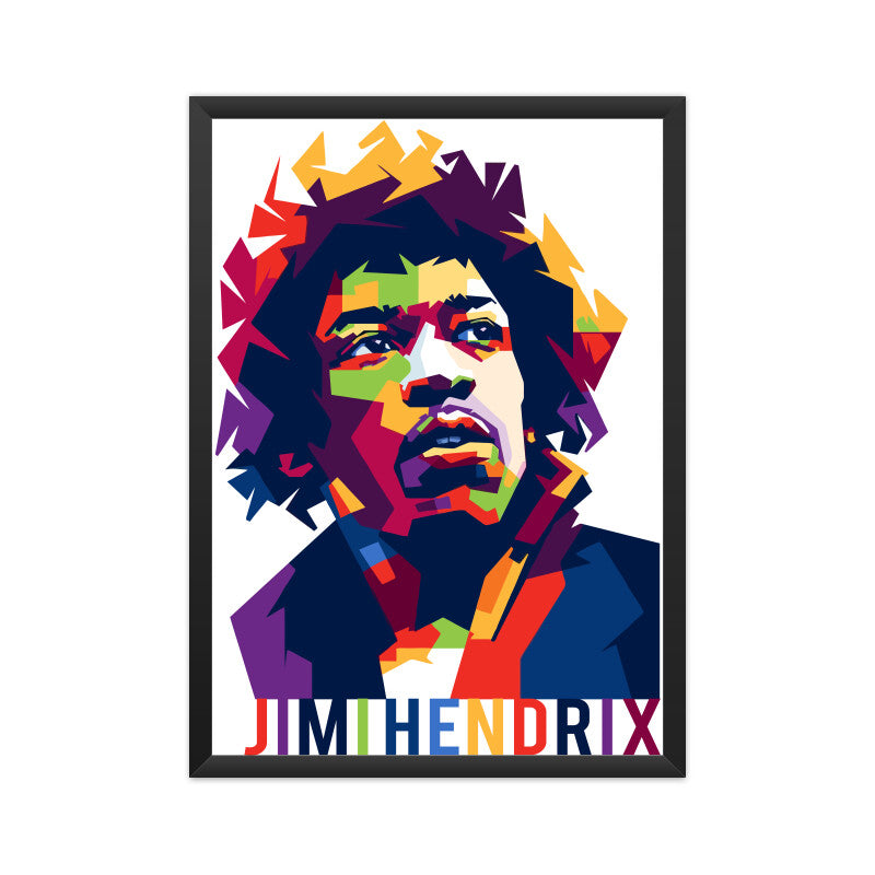 Jimi Hendrix Poster - Framed/ Unframed