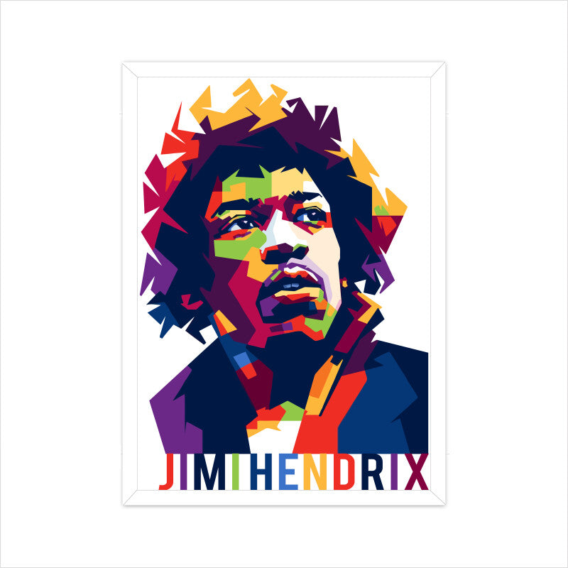 Jimi Hendrix Poster - Framed/ Unframed