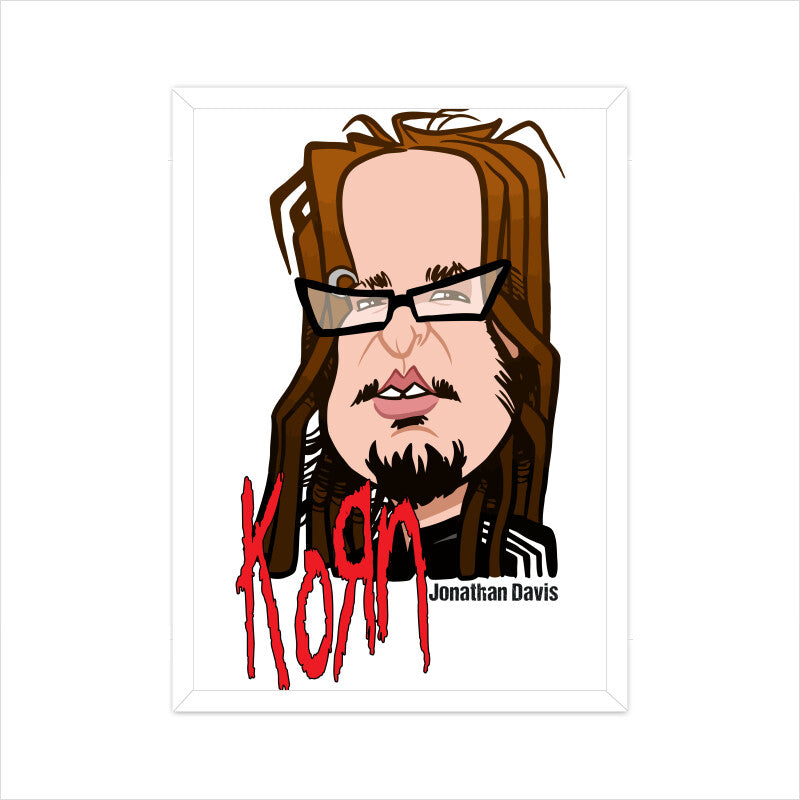 Korn Jonathan Davis Poster - Framed/ Unframed