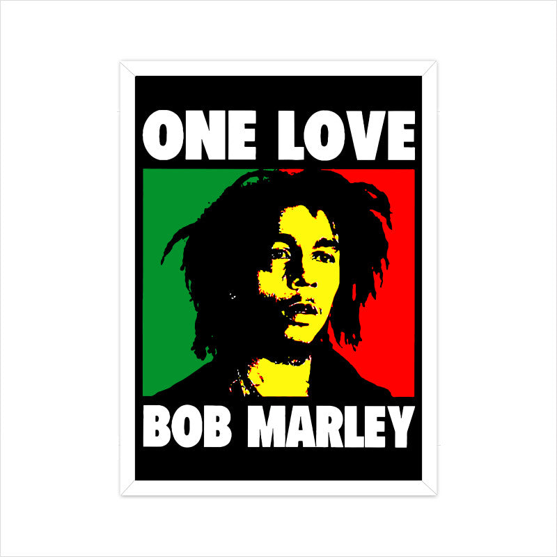 One Love Bob Marley Poster - Framed/ Unframed