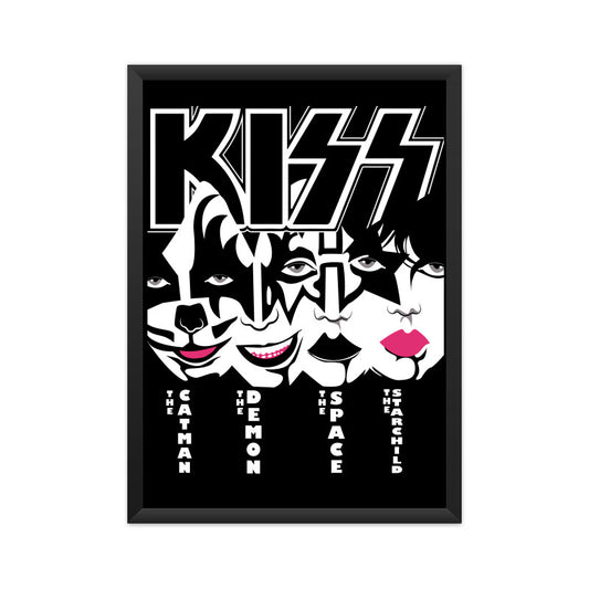 Kiss Metal Band Poster - Framed/ Unframed