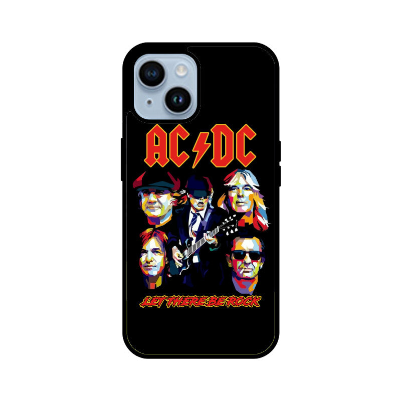 AC DC - Premium Glass Back Mobile Case