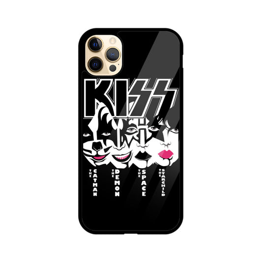 Kiss Metal Band Premium Glass Back Mobile Case