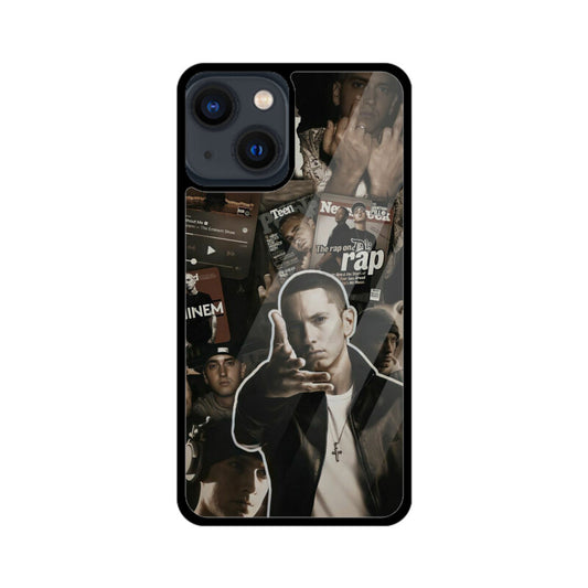 Eminem Rap - Glass Back Mobile Case