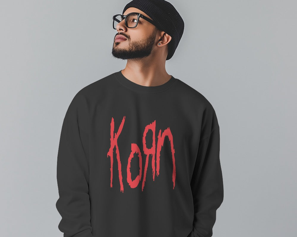 Korn Band Sweatshirt - Premium Fabric & Regular Fit