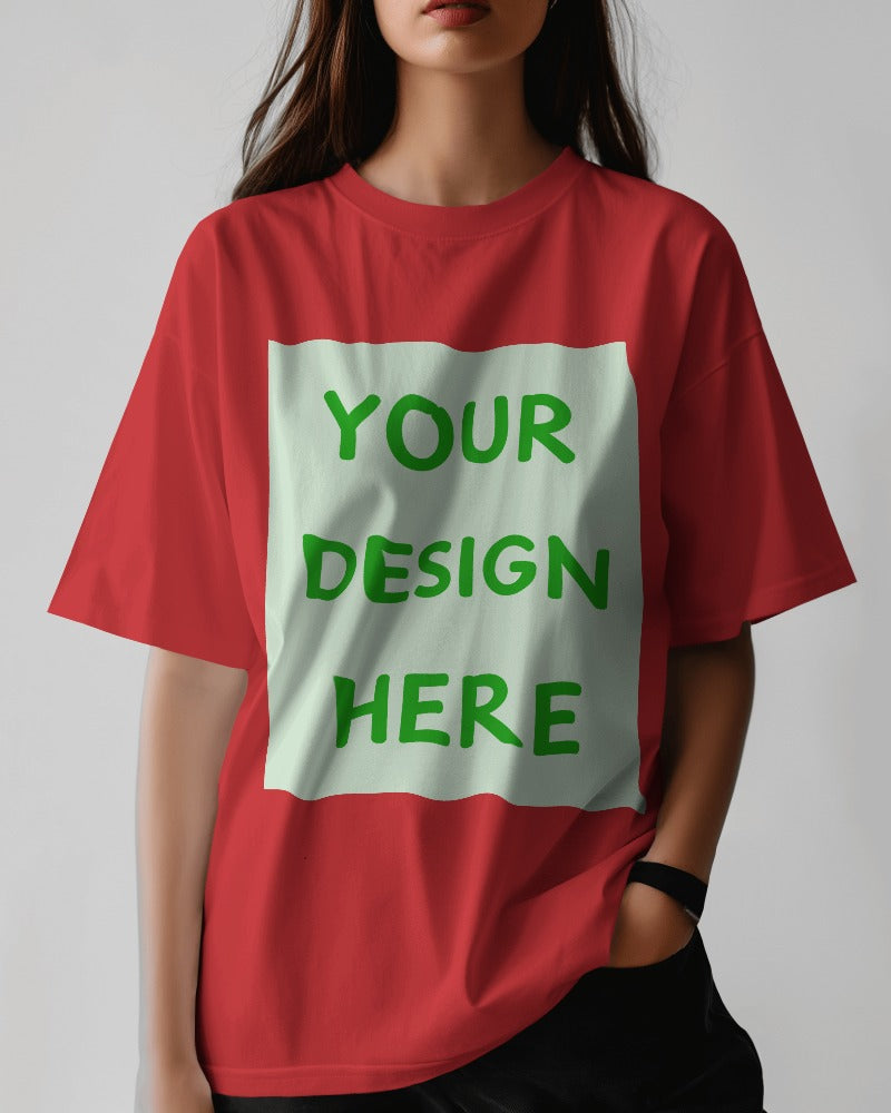 Customizable Women's Oversized T Shirt