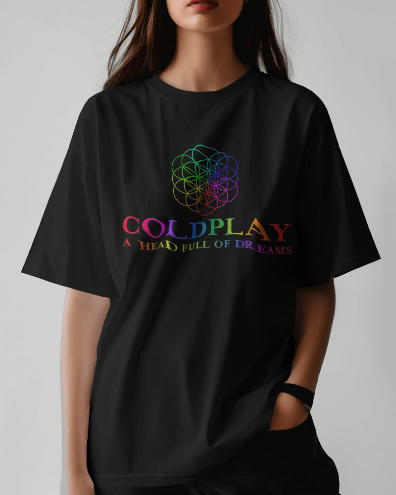 Coldplay Oversized T Shirt - A Head full of Dreams