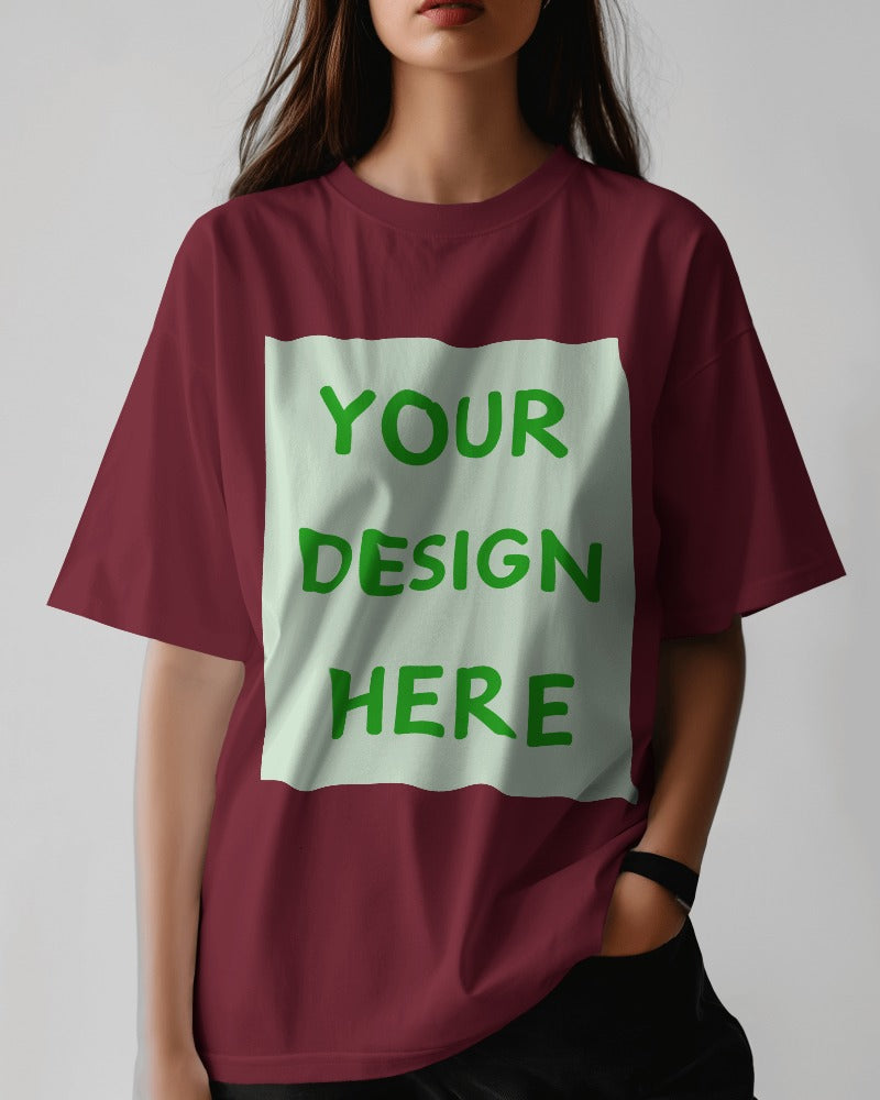 Customizable Women's Oversized T Shirt