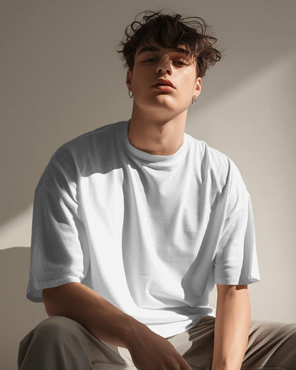 Solid - Men's Oversized T Shirts - Bindaas Store