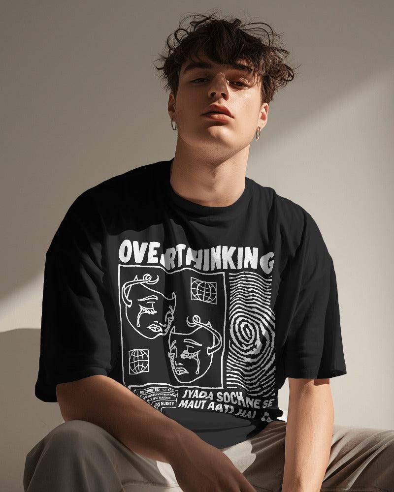 Overthinking - Unisex Oversized T Shirt - Bindaas Store