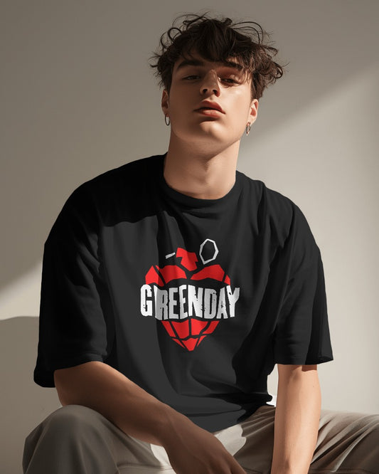 Green Day Oversized T Shirt