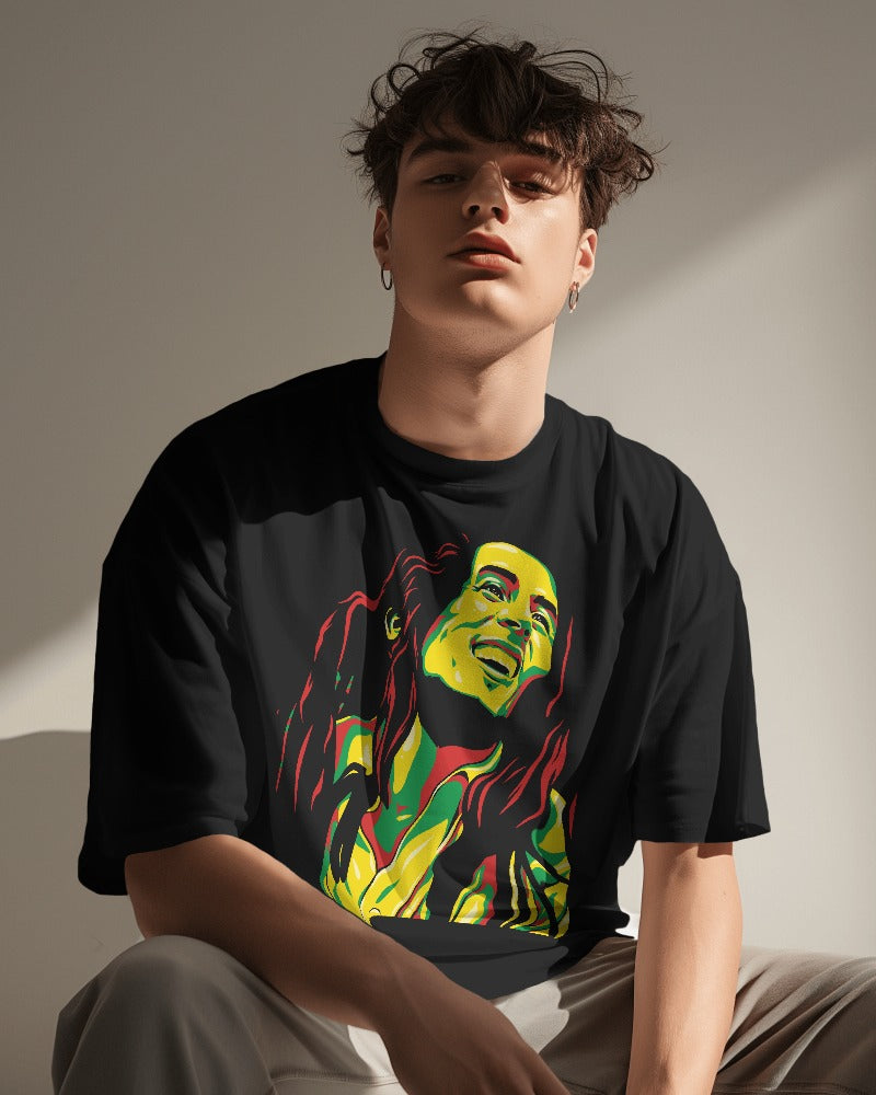 Bob Marley Oversized T Shirt