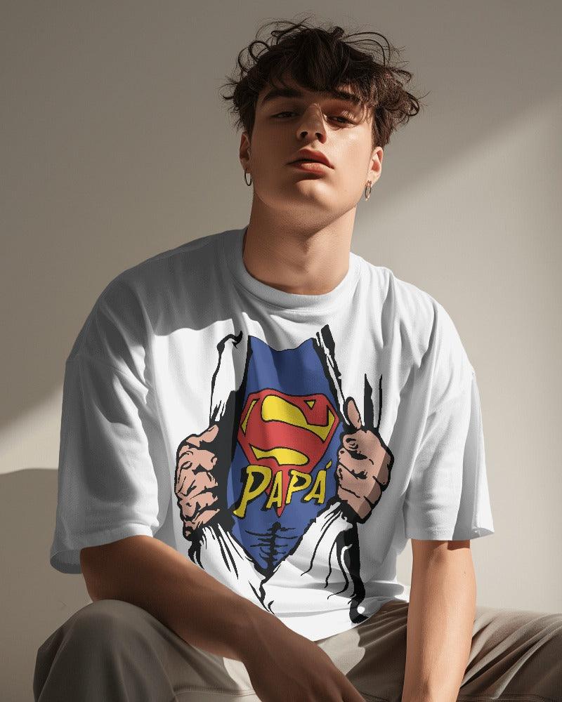 Papa - Unisex Oversized T Shirt - Bindaas Store