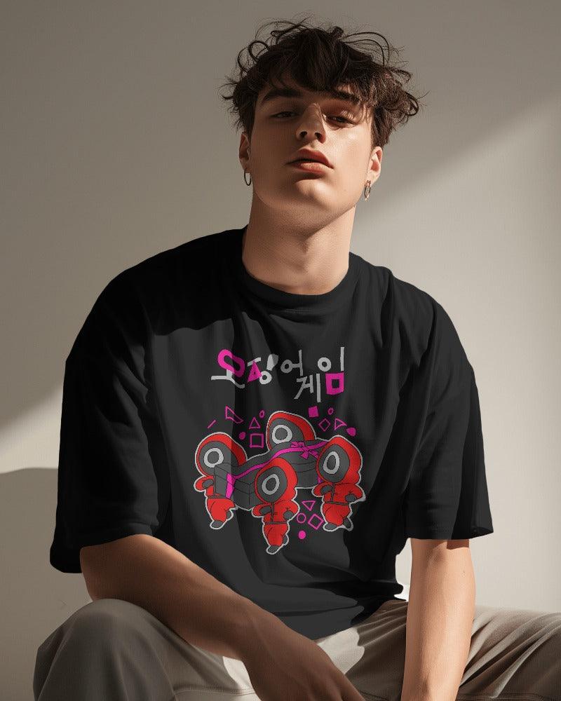 Squid - Oversized T Shirt - Bindaas Store