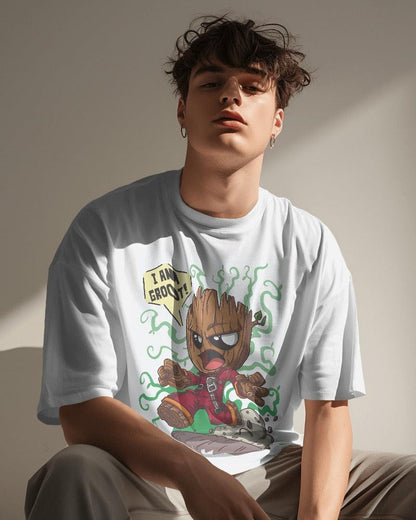 Grooooot - Oversized T Shirt - Bindaas Store