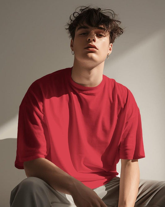 Solid - Men's Oversized T Shirts - Bindaas Store