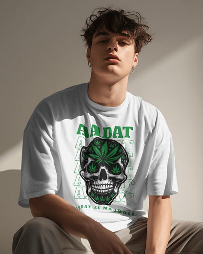 Aadat - Unisex Oversized T Shirt - Bindaas Store