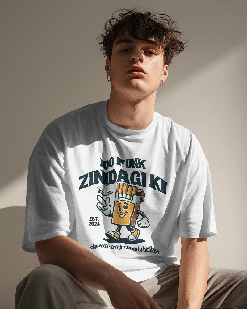 Do Funk Zindigi Ki - Unisex Oversized T Shirt - Bindaas Store