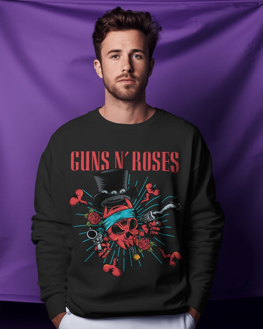 Guns n Roses Sweatshirt - Premium Fabric & Regular Fit