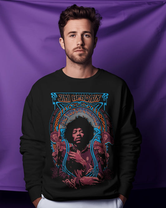 Jimi Hendrix Are you Experienced Sweatshirt - Premium Fabric & Regular Fit