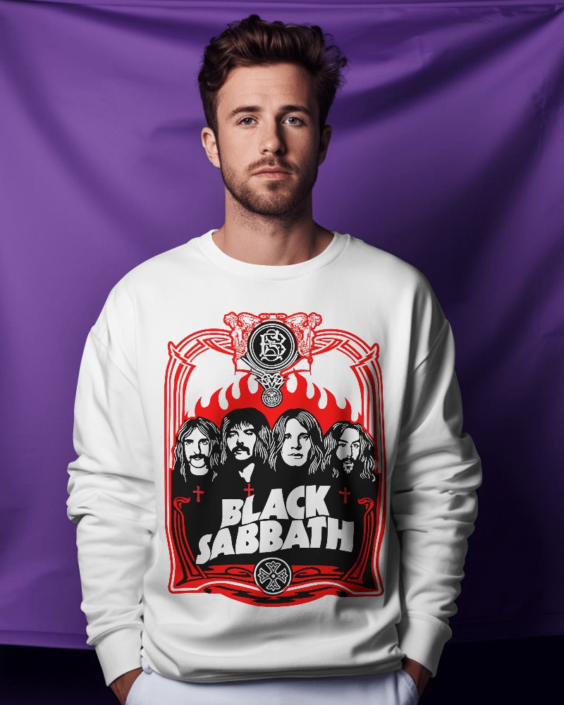 Black Sabbath Sweatshirt - Premium Fabric & Regular Fit