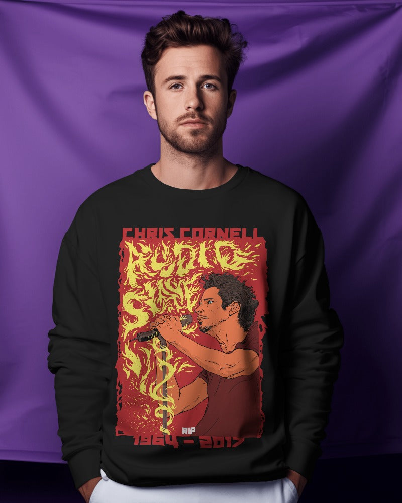 Chris Cornell Sweatshirt - Premium Fabric & Regular Fit