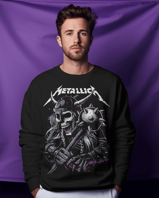 Metallica Band Sweatshirt - Premium Fabric & Regular Fit