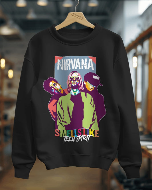 Nirvana Band Sweatshirt - Premium Fabric & Regular Fit