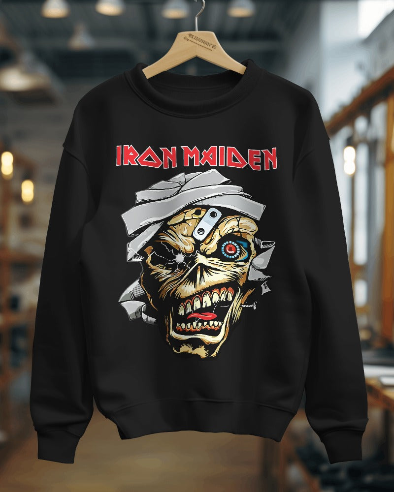 Iron Maiden Band Sweatshirt - Premium Fabric & Regular Fit