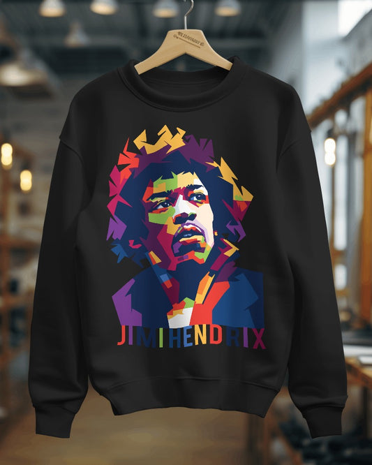 Jimi Hendrix Band Sweatshirt - Premium Fabric & Regular Fit