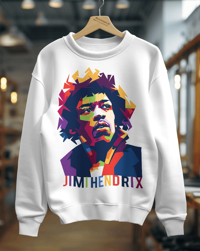 Jimi Hendrix Band Sweatshirt - Premium Fabric & Regular Fit