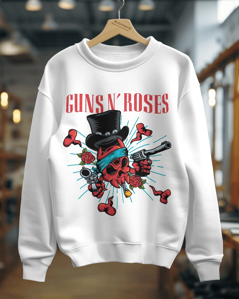 Guns n Roses Sweatshirt - Premium Fabric & Regular Fit