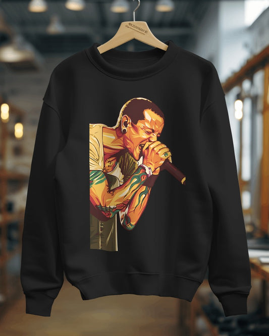 Chester Bennington Sweatshirt - Premium Fabric & Regular Fit