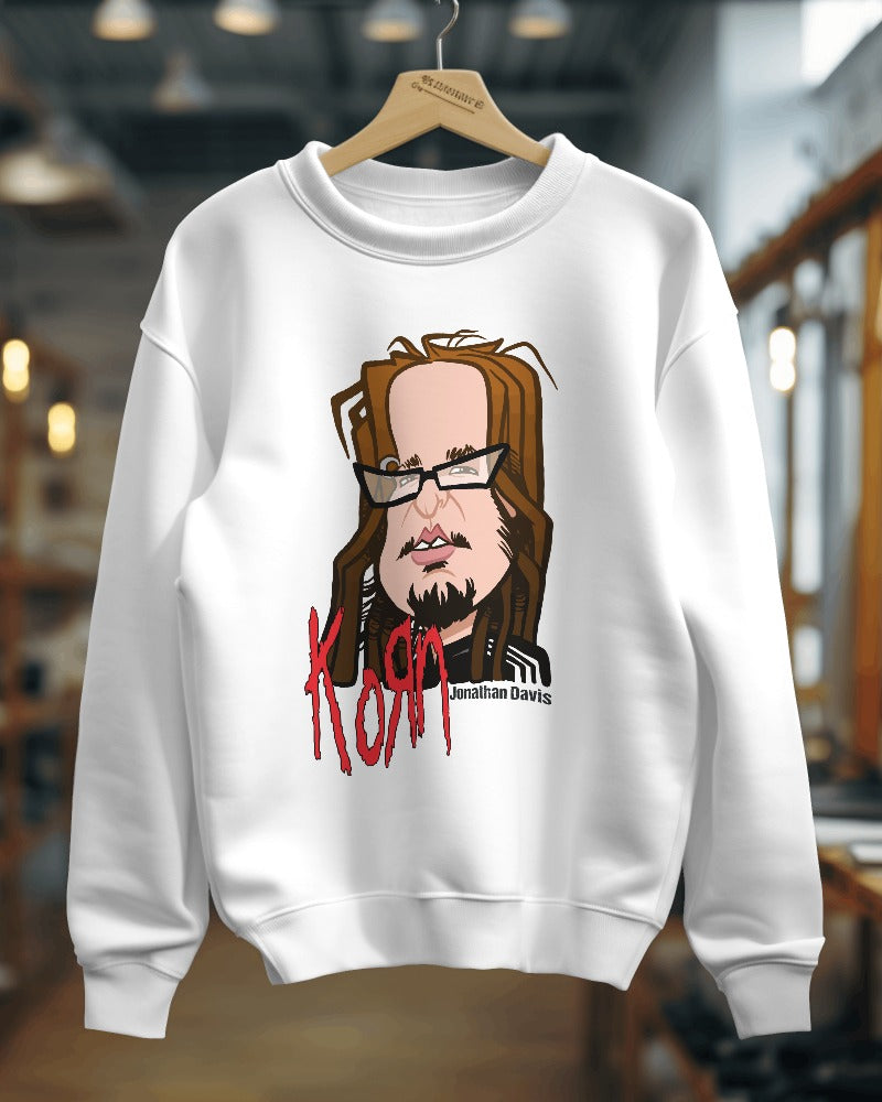 Jonathan Davis Korn Sweatshirt - Premium Fabric & Regular Fit