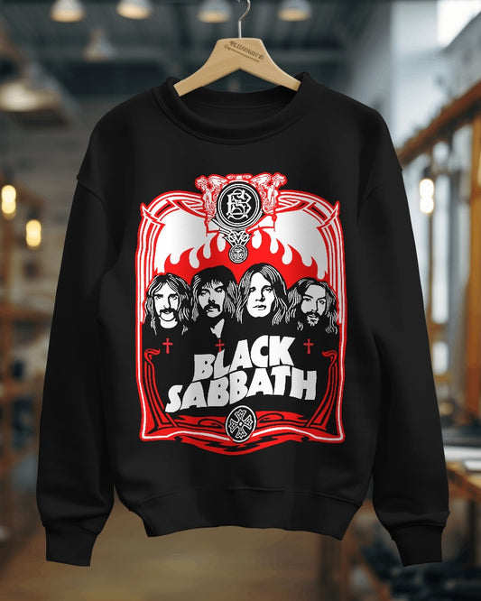 Black Sabbath Sweatshirt - Premium Fabric & Regular Fit