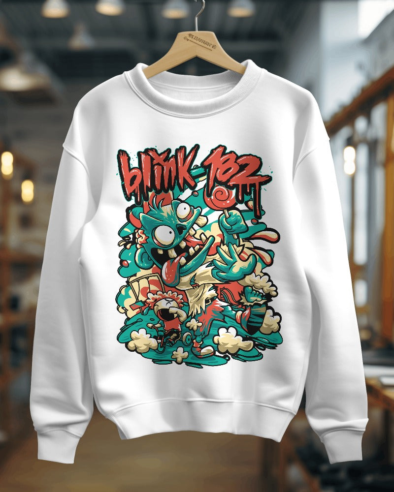 Blink 182 Sweatshirt - Premium Fabric & Regular Fit