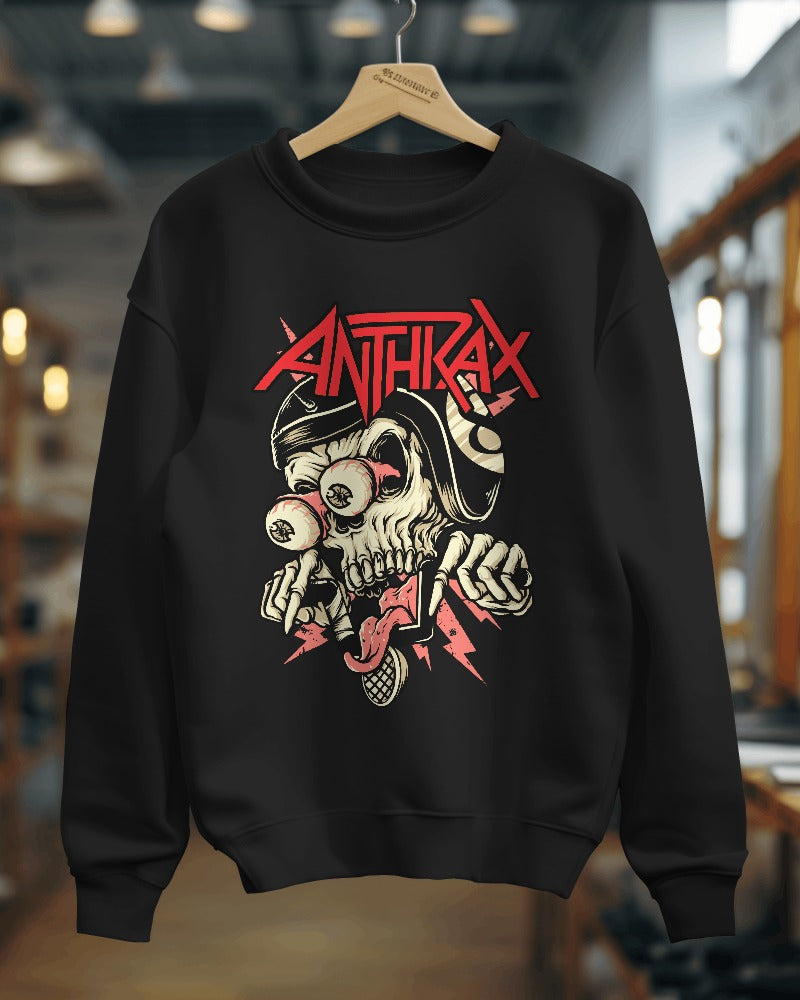 Anthrax Sweatshirt - Premium Fabric & Regular Fit