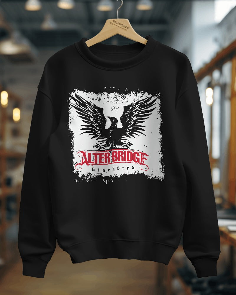 Alter Bridge Black Sweatshirt - Premium Fabric & Regular Fit