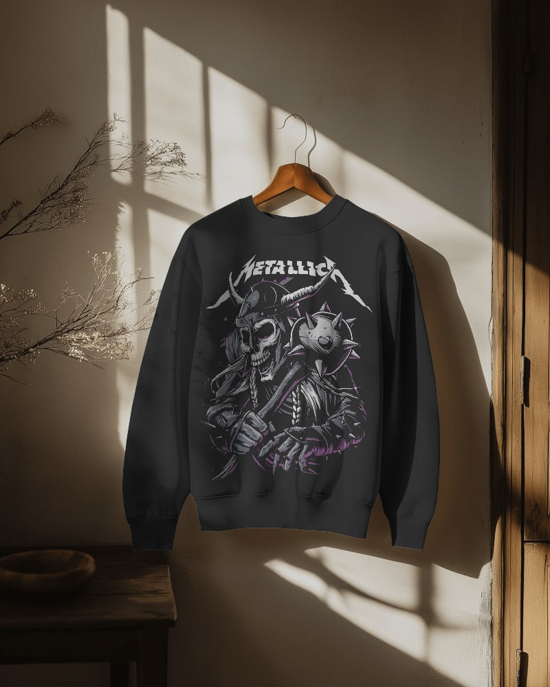 Metallica Band Sweatshirt - Premium Fabric & Regular Fit