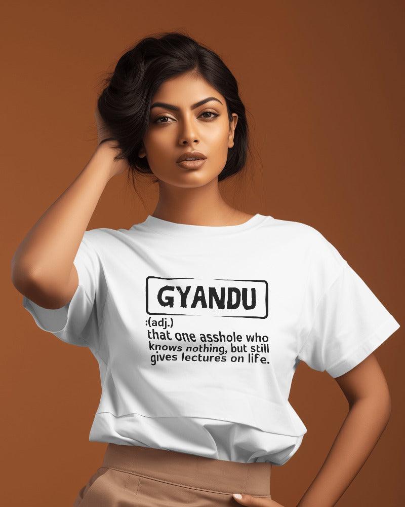 Gyandu - Unisex Oversized T Shirt - Bindaas Store